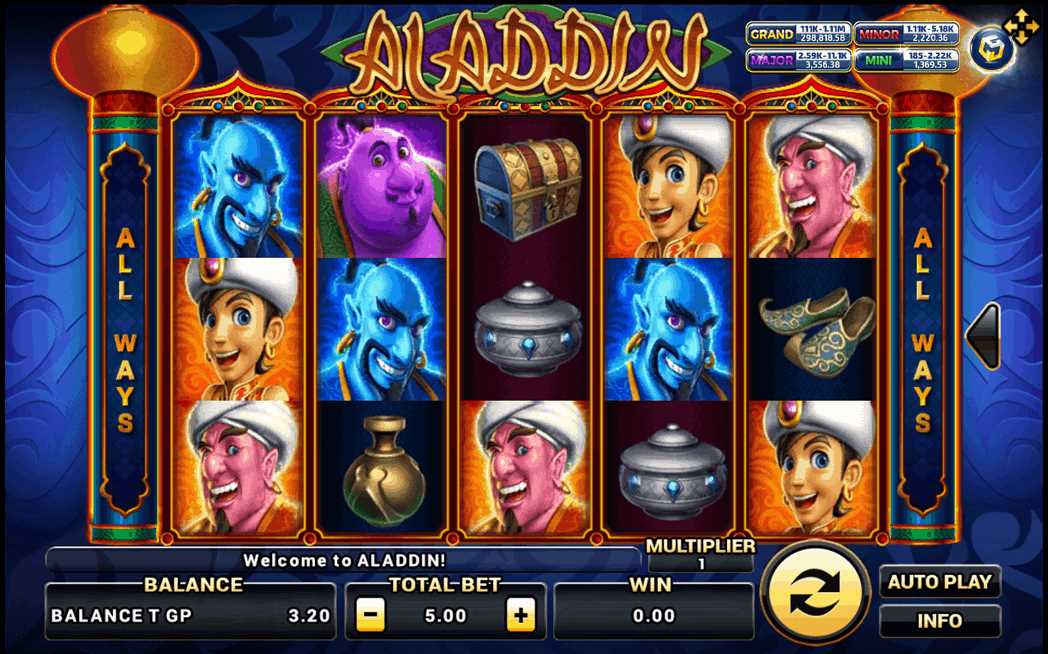 Как выиграть на слоте Aladdin от Playstar